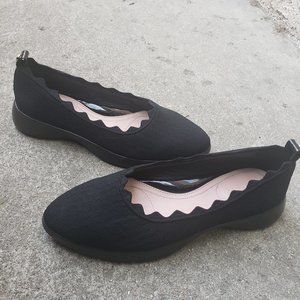 Taryn Rose Dasha Knit Slip on Ballet Flats